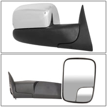 Load image into Gallery viewer, 94-02 Dodge Ram 1500 2500 3500 Manual Towing Mirrors Chrome Pair