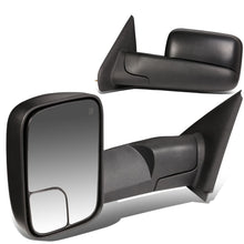 Load image into Gallery viewer, 02-09 Dodge Ram 1500/2500/3500 Powered Heated Towing Mirrors Pair Black