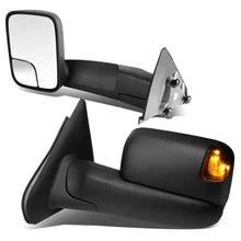 Load image into Gallery viewer, 02-09 Dodge Ram Manual Towing Mirrors w/ LED Amber Signal - Pair