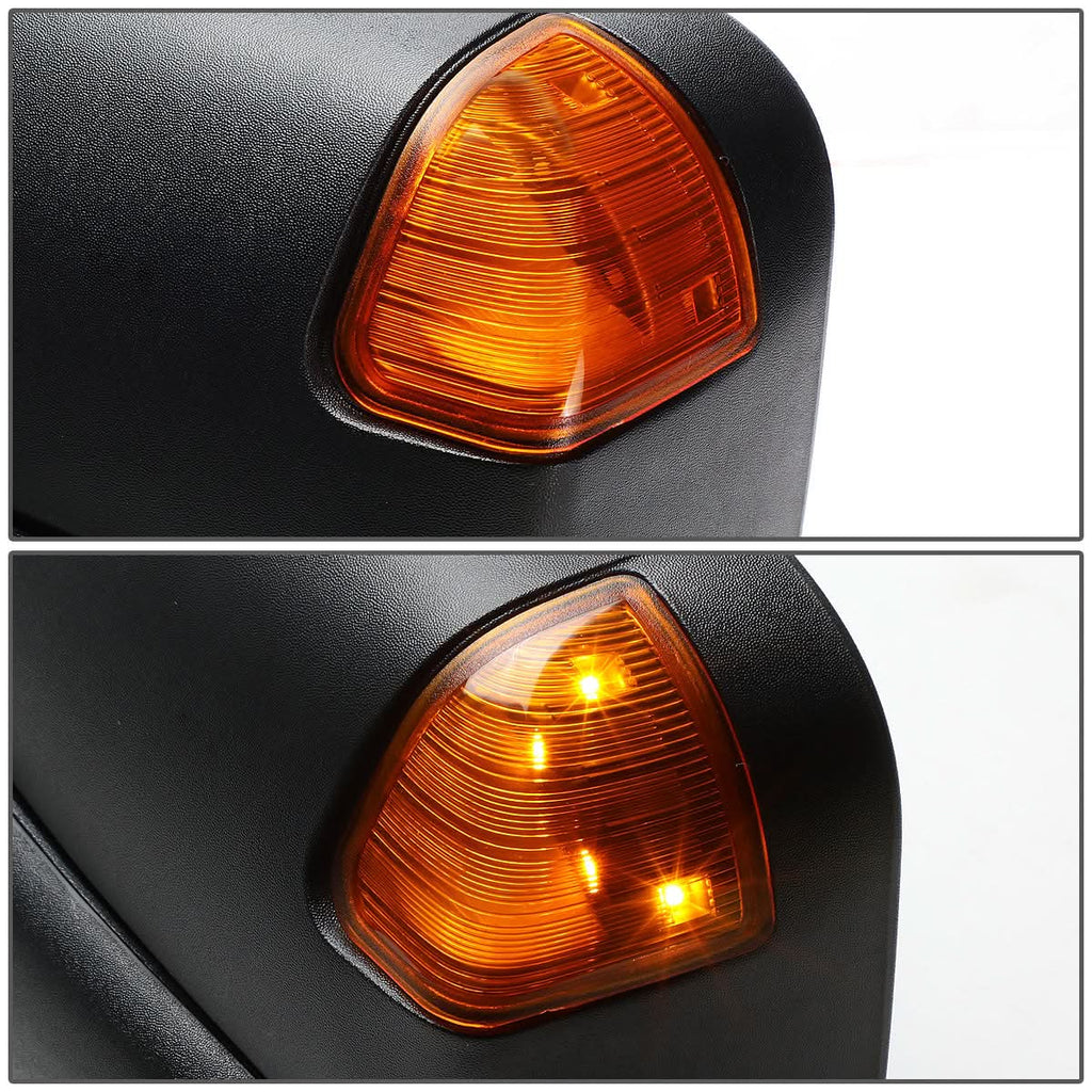 02-09 Dodge Ram Manual Towing Mirrors w/ LED Amber Signal - Pair