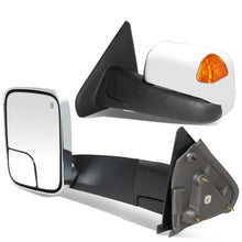 Load image into Gallery viewer, 02-09 Dodge Ram Towing Mirrors Pair Powered Heated Chrome Signal
