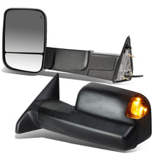 Load image into Gallery viewer, 09-16 Dodge Ram Powered Heated LED Towing Mirrors - Black