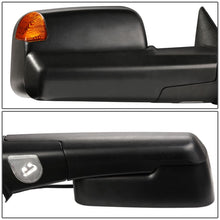 Load image into Gallery viewer, 09-16 Dodge Ram Powered Heated LED Towing Mirrors - Black