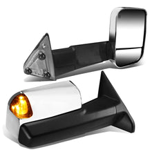 Load image into Gallery viewer, 09-16 Dodge Ram Powered Heated Towing Mirrors w/ LED Signal Chrome