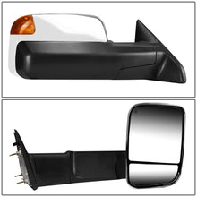 Load image into Gallery viewer, 09-16 Dodge Ram Powered Heated Towing Mirrors w/ LED Signal Chrome