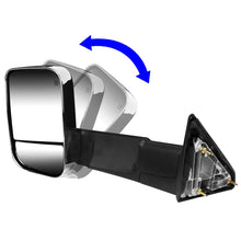 Load image into Gallery viewer, 09-16 Dodge Ram Powered Heated Towing Mirrors w/ LED Signal Chrome
