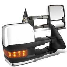 Load image into Gallery viewer, 03-07 Chevy Silverado Sierra Tahoe Manual Towing Mirrors Chrome Pair