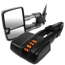 Load image into Gallery viewer, 03-07 Chevy Silverado Sierra Tahoe Suburban Powered Heated LED Towing Mirrors