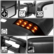 Load image into Gallery viewer, 03-07 Chevy Silverado Sierra Tahoe Suburban Powered Heated LED Towing Mirrors