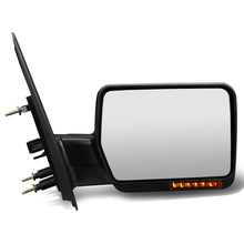 Load image into Gallery viewer, 2004-2014 Ford F-150 Right Towing Mirror Manual LED Signal Black