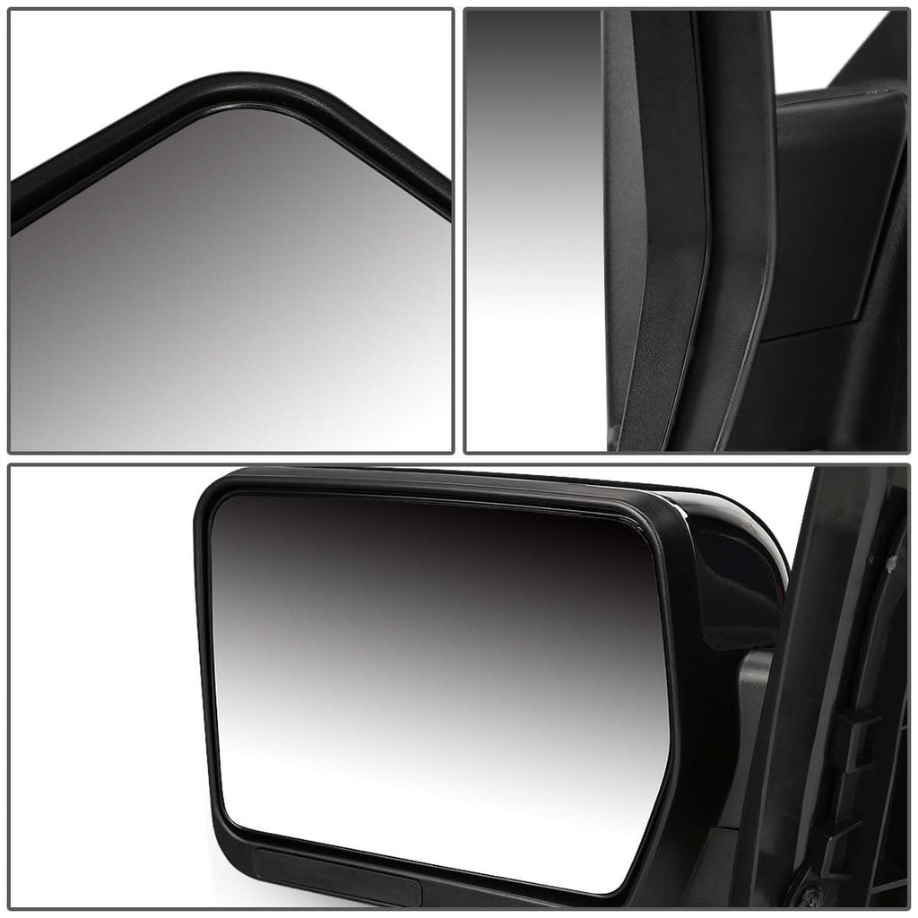 04-14 Ford F-150 Manual Towing Mirror - Right Chrome