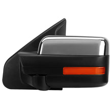 Load image into Gallery viewer, 04-14 Ford F-150 Left Towing Mirror Manual LED Amber Signal Chrome