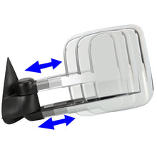 Load image into Gallery viewer, 1999-2002 Chevrolet Silverado GMC Sierra Towing Mirrors Chrome Heated