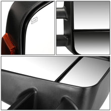 Load image into Gallery viewer, 99-02 Chevy Silverado GMC Sierra Towing Mirrors Heated Power Black Amber