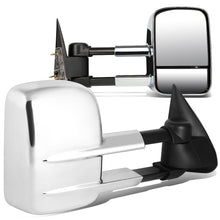 Load image into Gallery viewer, 88-02 Chevrolet C/K Pickup Manual Towing Mirrors Chrome Pair
