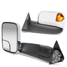 Load image into Gallery viewer, 94-02 Dodge Ram Powered LED Towing Mirrors - Chrome Pair