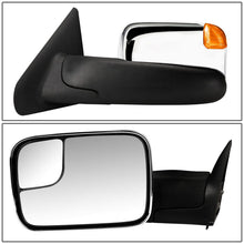Load image into Gallery viewer, 94-02 Dodge Ram Powered LED Towing Mirrors - Chrome Pair