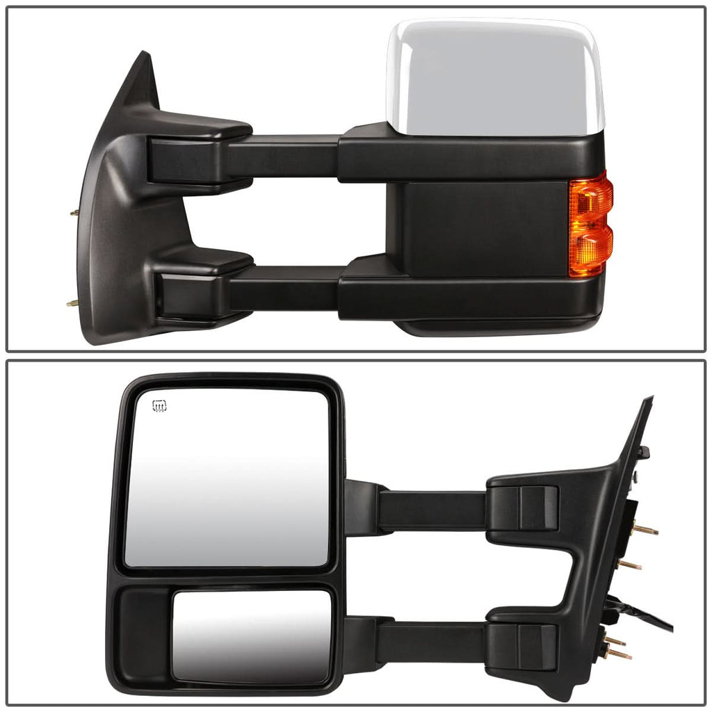 99-07 Ford F-250 F-350 F-450 F-550 Super Duty Towing Mirrors Powered Heated