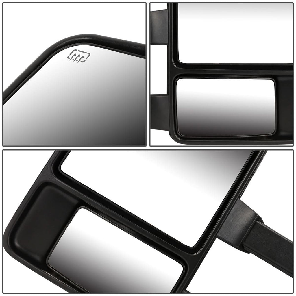 2008-2016 Ford F-250 F-350 F-450 F-550 Super Duty Towing Mirrors Pair