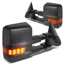 Load image into Gallery viewer, 1999-2006 Chevrolet Silverado GMC Sierra Towing Mirrors LED Signal Pair