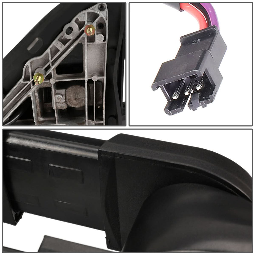 88-02 Chevy GMC C/K Series Manual Towing Mirrors - LED Signal Black