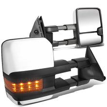 Load image into Gallery viewer, 88-02 Chevrolet GMC C/K Tahoe Yukon Towing Mirrors Powered LED Chrome