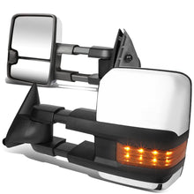 Load image into Gallery viewer, 88-02 Chevrolet GMC C/K Tahoe Yukon Towing Mirrors Powered LED Chrome