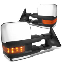 Load image into Gallery viewer, 88-02 Chevrolet GMC C/K Tahoe Yukon Towing Mirrors Powered LED Chrome