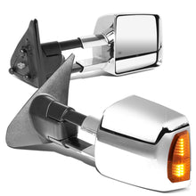Load image into Gallery viewer, 2007-2016 Toyota Tundra Powered Heated LED Towing Mirrors - Chrome