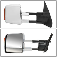 Load image into Gallery viewer, 2007-2016 Toyota Tundra Powered Heated LED Towing Mirrors - Chrome