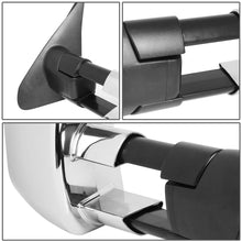 Load image into Gallery viewer, 2007-2016 Toyota Tundra Powered Heated LED Towing Mirrors - Chrome