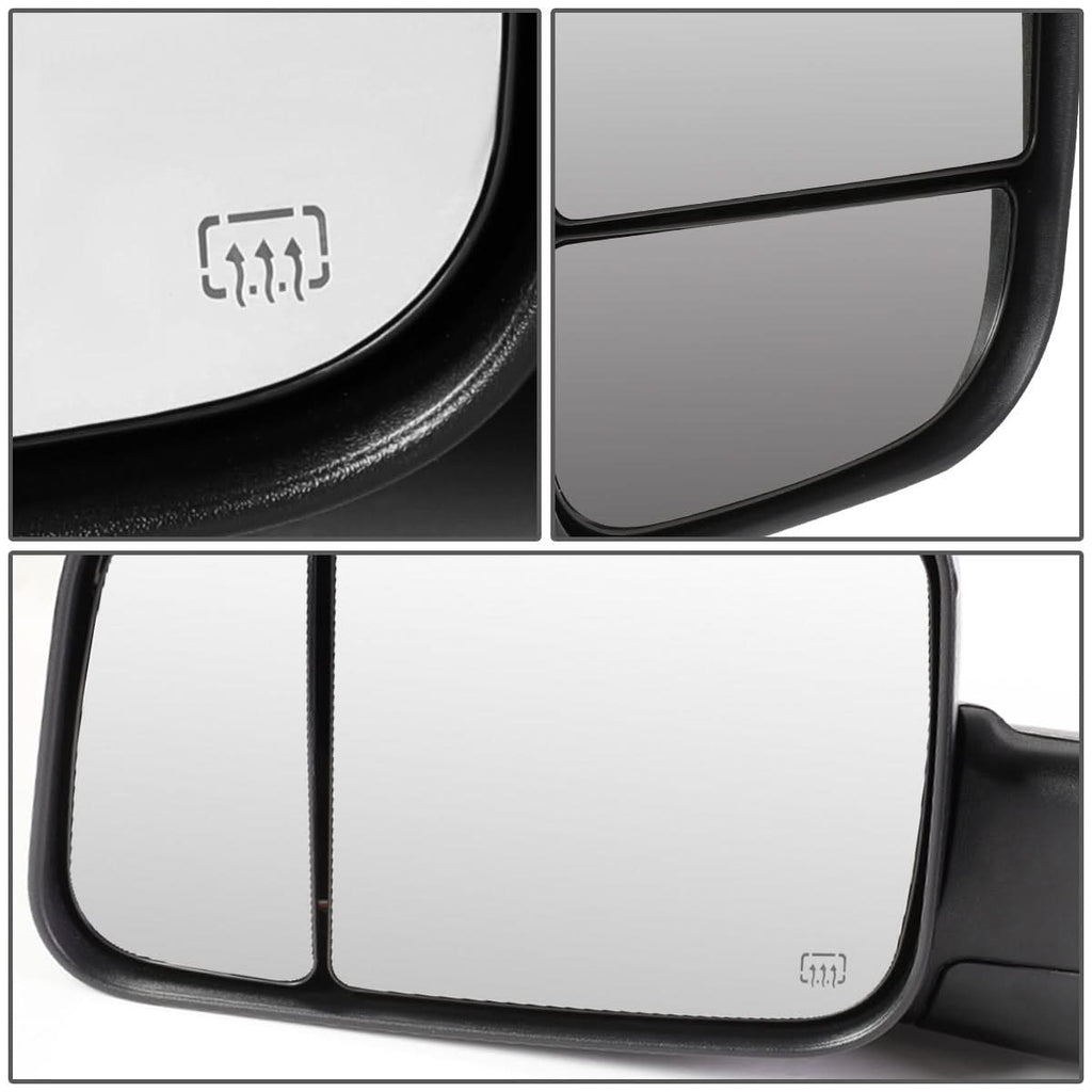 02-08 Dodge Ram 1500 / 03-09 Ram 2500 3500 Powered Heated Towing Mirrors