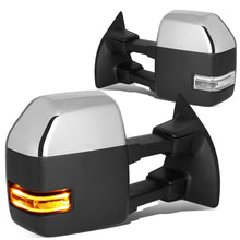 Load image into Gallery viewer, 99-07 Ford F-250 F-350 F-450 F-550 Powered Heated LED Towing Mirrors