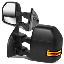 Load image into Gallery viewer, 08-16 Ford F-250 F-350 F-450 F-550 Powered Heated Towing Mirrors LED