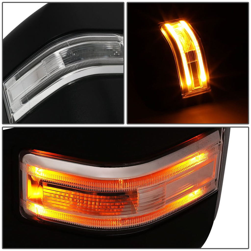 08-16 Ford F-250 F-350 F-450 F-550 Powered Heated Towing Mirrors LED