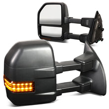 Load image into Gallery viewer, 08-16 Ford F-250 F-350 F-450 F-550 Manual Towing Mirrors w/ LED Signal