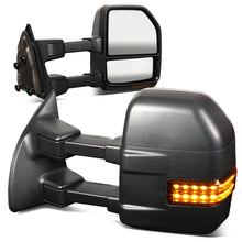 Load image into Gallery viewer, 08-16 Ford F-250 F-350 F-450 F-550 Manual Towing Mirrors w/ LED Signal