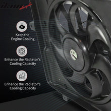Load image into Gallery viewer, 2008-2017 Mitsubishi Lancer 2.0L/2.4L A/C Condenser Dual Cooling Fan