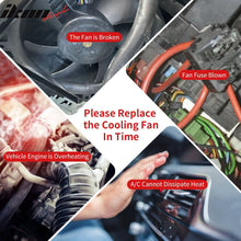 Load image into Gallery viewer, 2003-2007 Honda Accord Valeo Brand A/C Condenser Radiator Cooling Fan