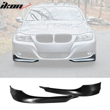 Load image into Gallery viewer, Fits 09-12 BMW E90 328I 335 2 Piece Front Bumper Lip PP + Splitter PU