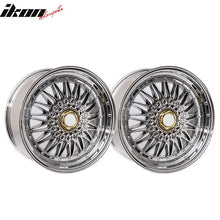 Load image into Gallery viewer, (4) 18X8.0 +35 5X114.3 / 5X120 Step Lip Deep Dish Mesh Wheels Rims