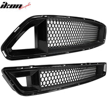 Load image into Gallery viewer, 2015-2017Â Ford Mustang Front Upper Mesh Grille Smoked DRL Turn Signal