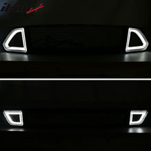 Load image into Gallery viewer, 2015-2017Â Ford Mustang Front Upper Mesh Grille Smoked DRL Turn Signal