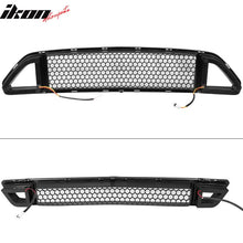 Load image into Gallery viewer, 2015-2017Â Ford Mustang Front Upper Mesh Grille Smoked DRL Turn Signal