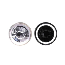 Load image into Gallery viewer, Universal 7'' Round Chrome With White CCFL Halo Headlight Conversion