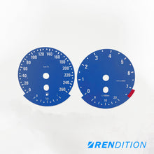 Load image into Gallery viewer, BMW E9X GAUGE FACE / GAUGE OVERLAY FOR 318, 320, 323, 325,328, 330, 335, M3
