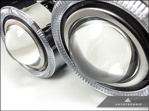 AutoTecknic Universal Projector Fog Lights - Clear Projector P1A