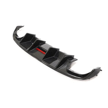 Load image into Gallery viewer, Audi A4 B8 S-Line / S4 Sedan Carbon Fiber Rear Bumper Lip With Brake Light 2008 - 2012