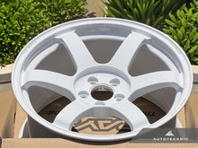 Load image into Gallery viewer, Volk Racing TE37 Saga SL 17x9.5 +45 5x100 Dash White - GR86 / BRZ / FRS (Set of 4)