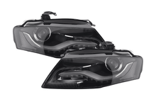Load image into Gallery viewer, Audi A4 (B8/8K) OE+ Black Headlights - (2008-2011)